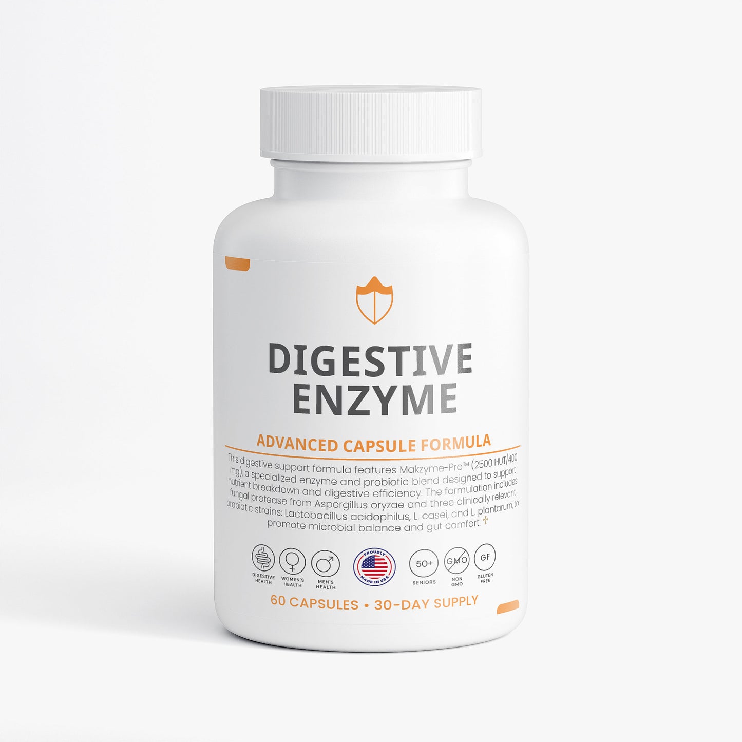 Nutreska Digestive Pro Blend capsules for gut health, digestive enzyme support, and probiotic balance; ideal for bloating, indigestion, and nutrient absorption