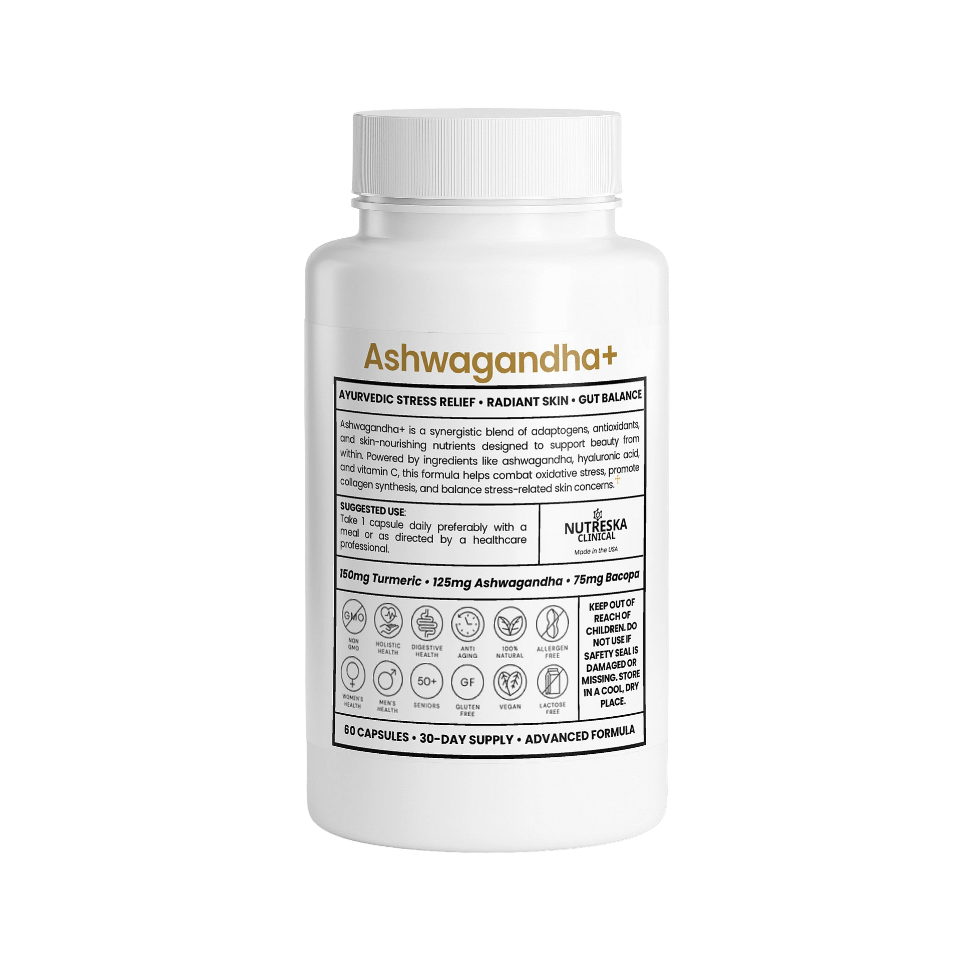 Ashwagandha+ by Nutreska Product Image 