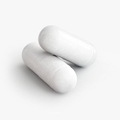 Capsule image featuring calcium absorption support and joint flexibility benefits; daily formula for postmenopausal women, seniors, and athletic recovery
