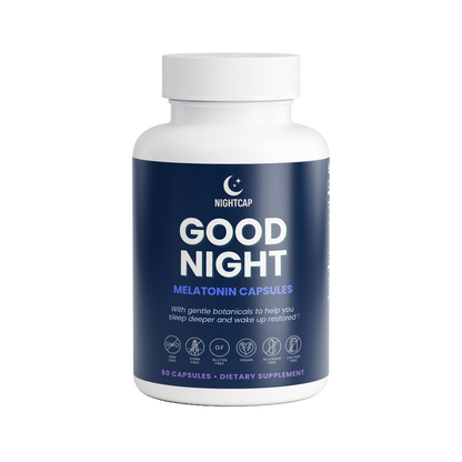 GABA and Melatonin sleep support by Nutreska Labs. Safe Sleeping Pills for daily consumption reviewed by the MAS for under 5mg melatonin. 