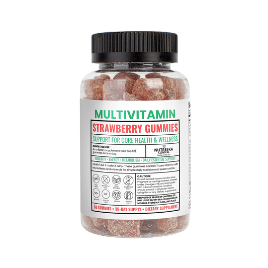 Nutreska multivitamin gummies support for core health & wellness. 