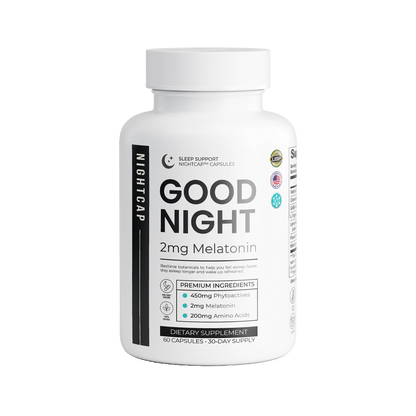 GABA and Melatonin sleep support by Nutreska Labs. Safe Sleeping Pills for daily consumption reviewed by the MAS for under 5mg melatonin. 