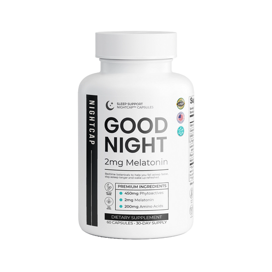 GABA and Melatonin sleep support by Nutreska Labs. Safe Sleeping Pills for daily consumption reviewed by the MAS for under 5mg melatonin. 