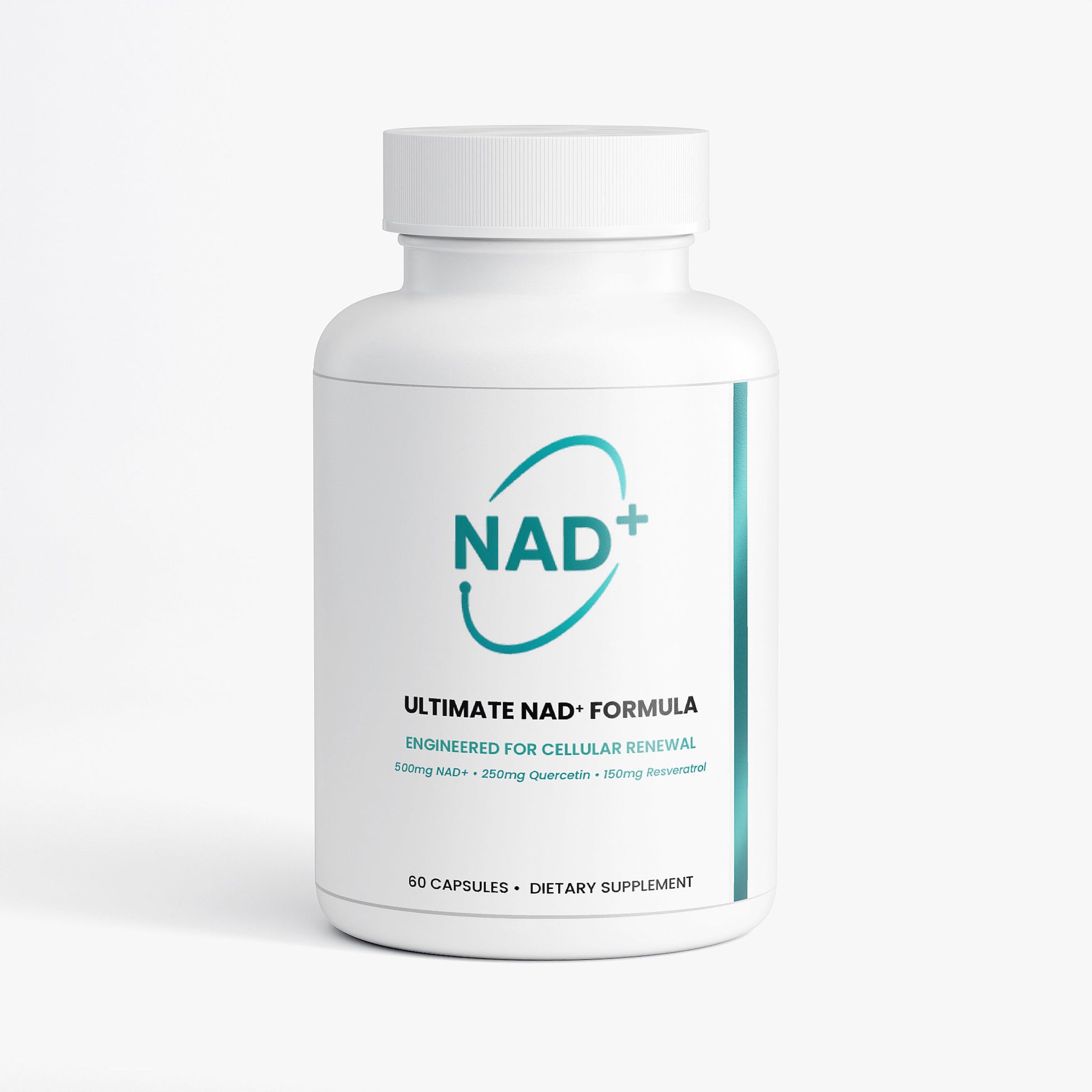 Ultimate NAD+ formulated with proven complementary benefits - Resveratrol and Quercetin. 