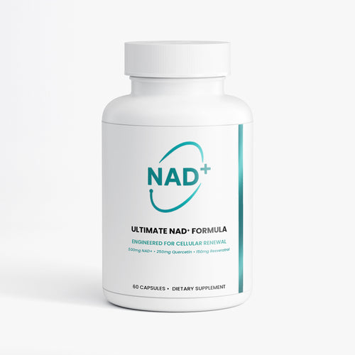 Ultimate NAD+ formulated with proven complementary benefits - Resveratrol and Quercetin. 